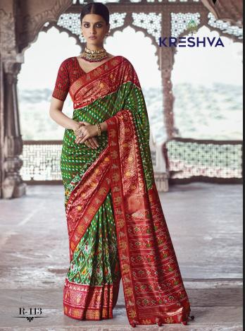 Kreshva All Time Hit Patola catalog fabdeal sarees surat gujarat 