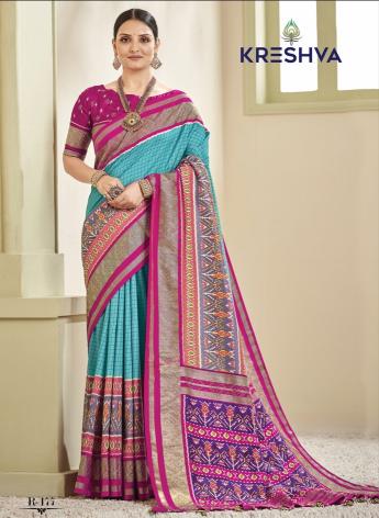Kreshva All Time Hit Patola catalog fabdeal sarees surat gujarat 