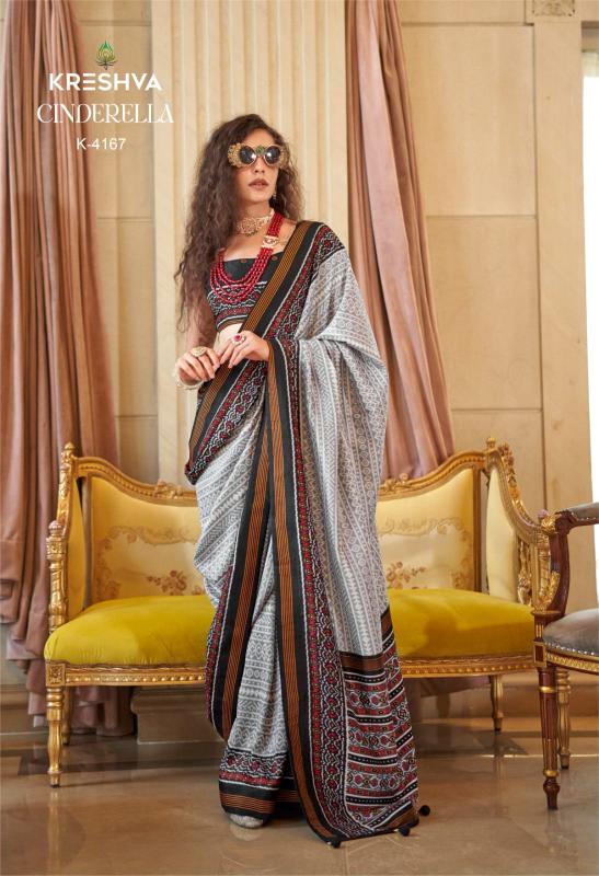 Kreshva Cinderella catalog wholesale saree surat market