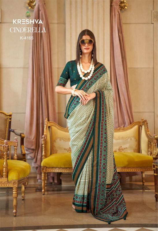 Kreshva Cinderella catalog wholesale saree surat market