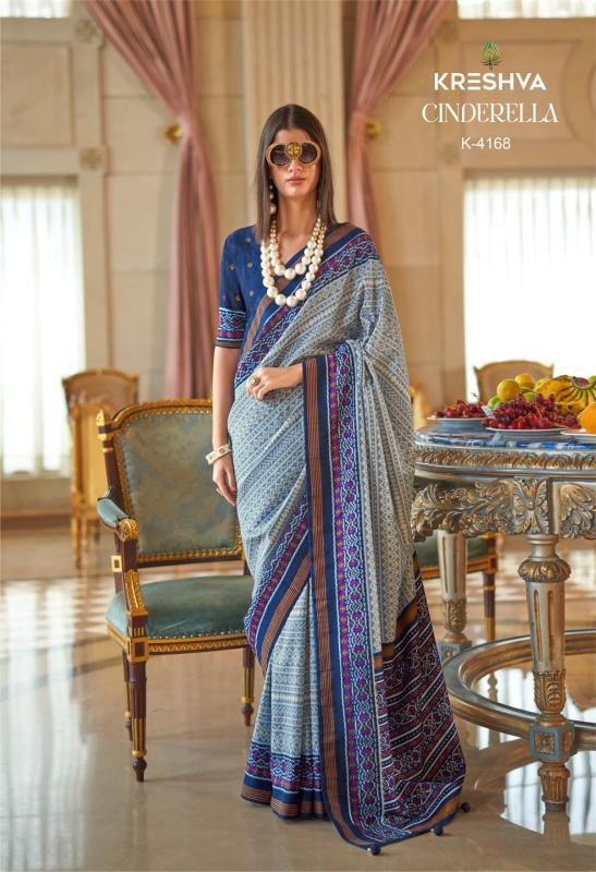 Kreshva Cinderella catalog wholesale saree surat market