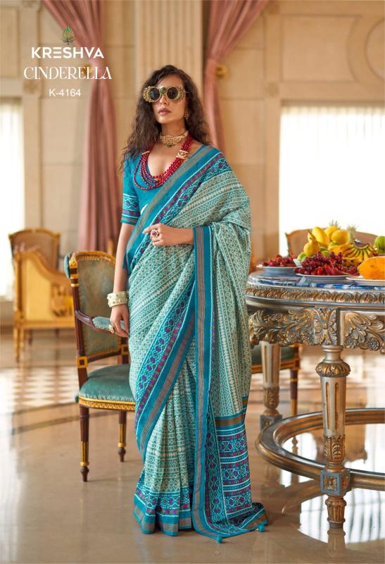 Kreshva Cinderella catalog wholesale saree surat market