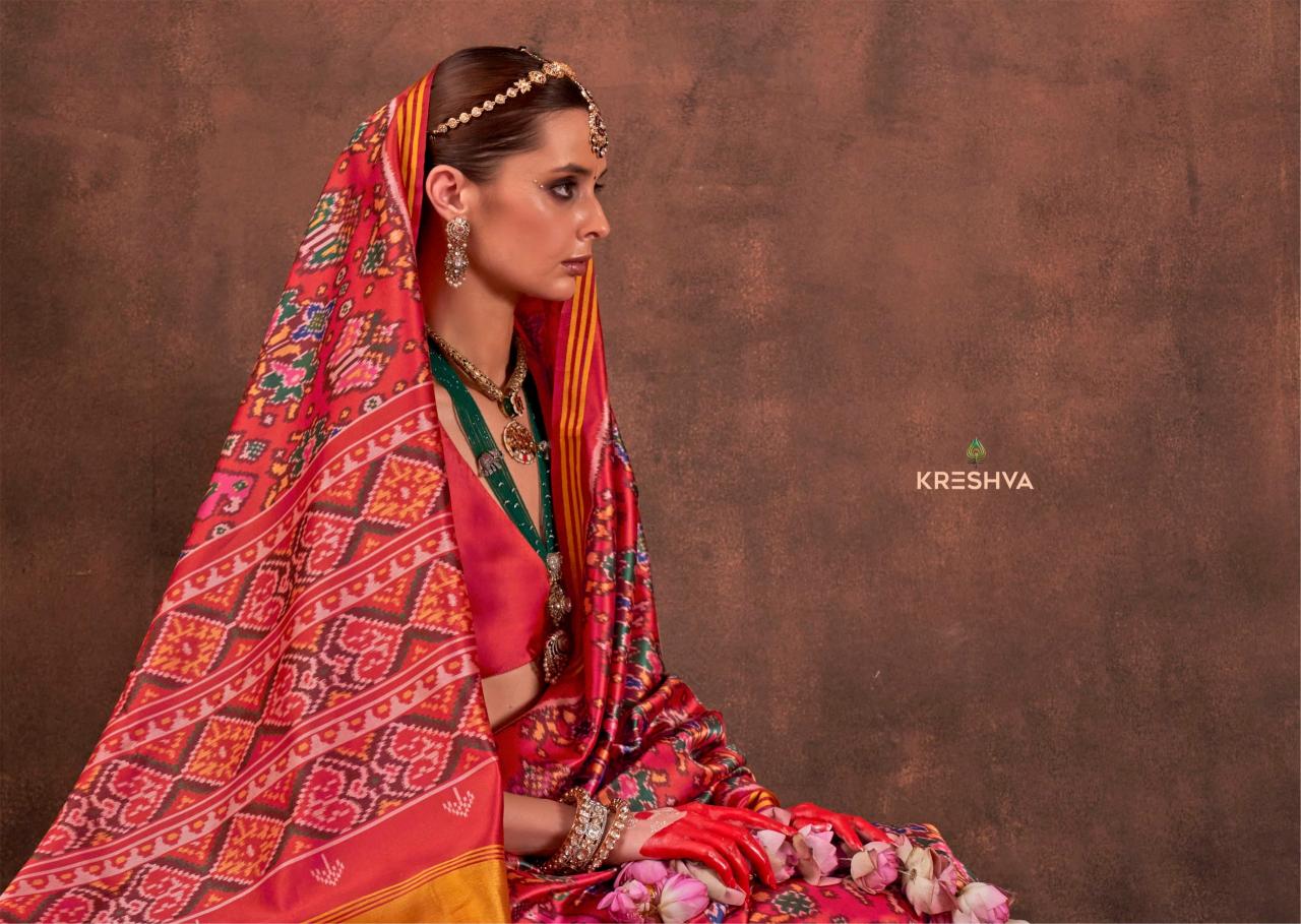 Kreshva Patola Essence catalog surat saree wholesale market address