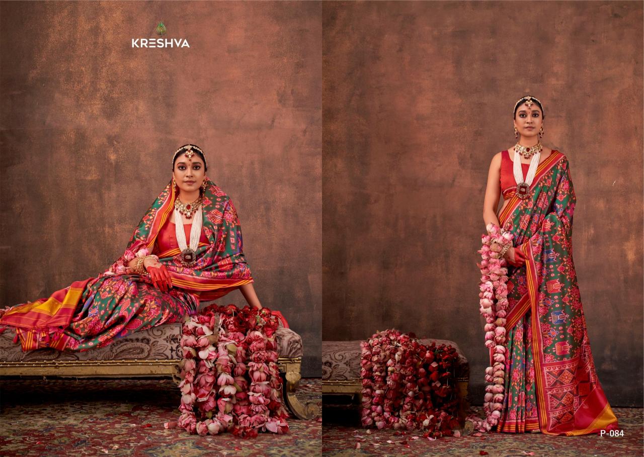 Kreshva Patola Essence catalog surat saree wholesale market address