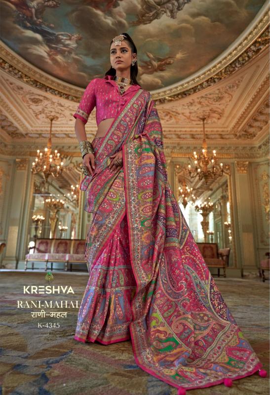 Kreshva Rani Mahal catalog wholesale sarees online in surat