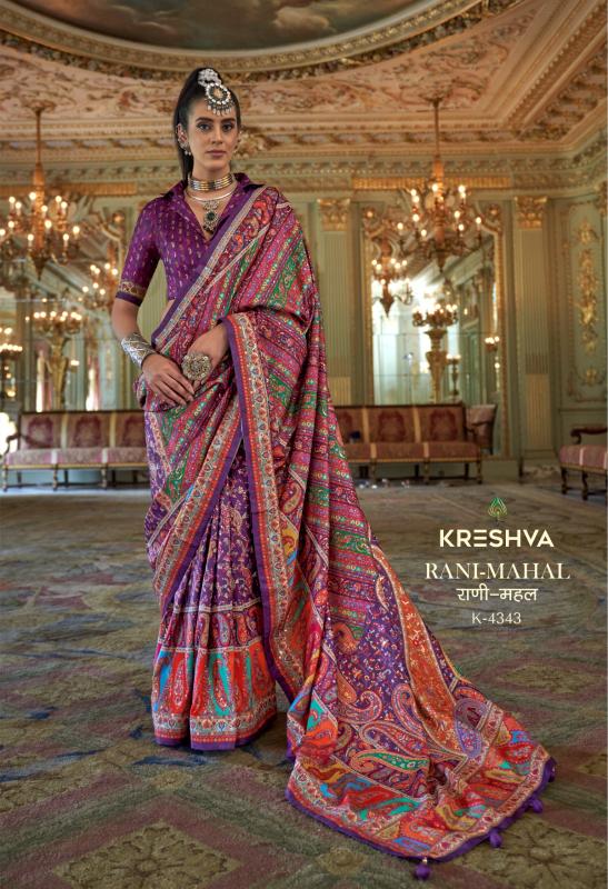 Kreshva Rani Mahal catalog wholesale sarees online in surat