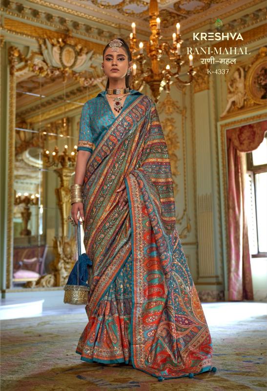 Kreshva Rani Mahal catalog wholesale sarees online in surat