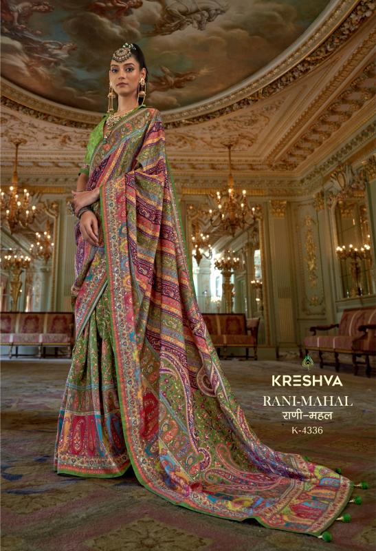 Kreshva Rani Mahal catalog wholesale sarees online in surat