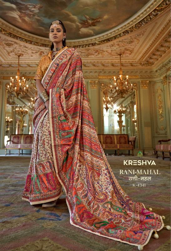 Kreshva Rani Mahal catalog wholesale sarees online in surat
