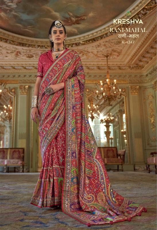Kreshva Rani Mahal catalog wholesale sarees online in surat