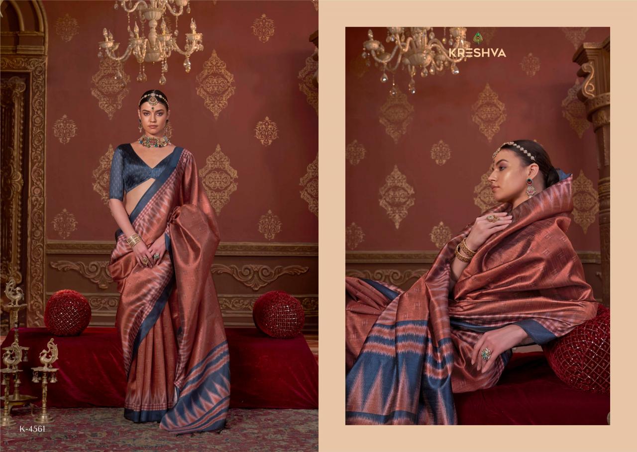 Kreshva Takshshila catalog silk sarees wholesale