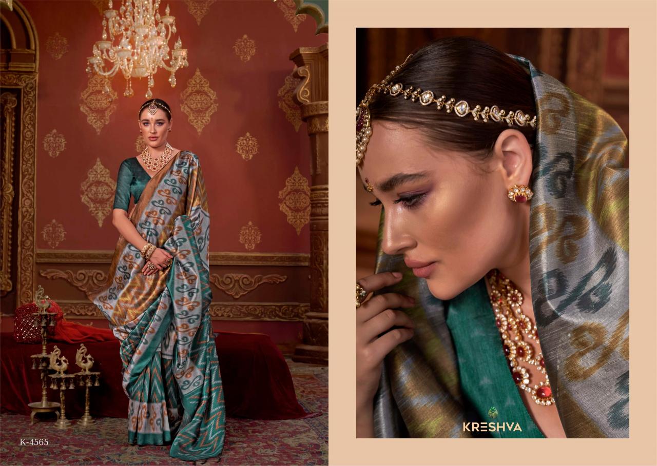 Kreshva Takshshila catalog silk sarees wholesale