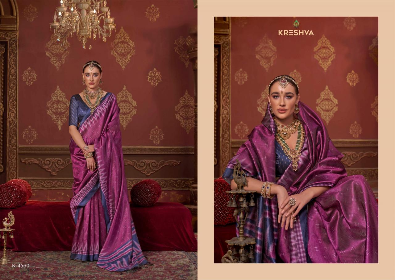 Kreshva Takshshila catalog silk sarees wholesale