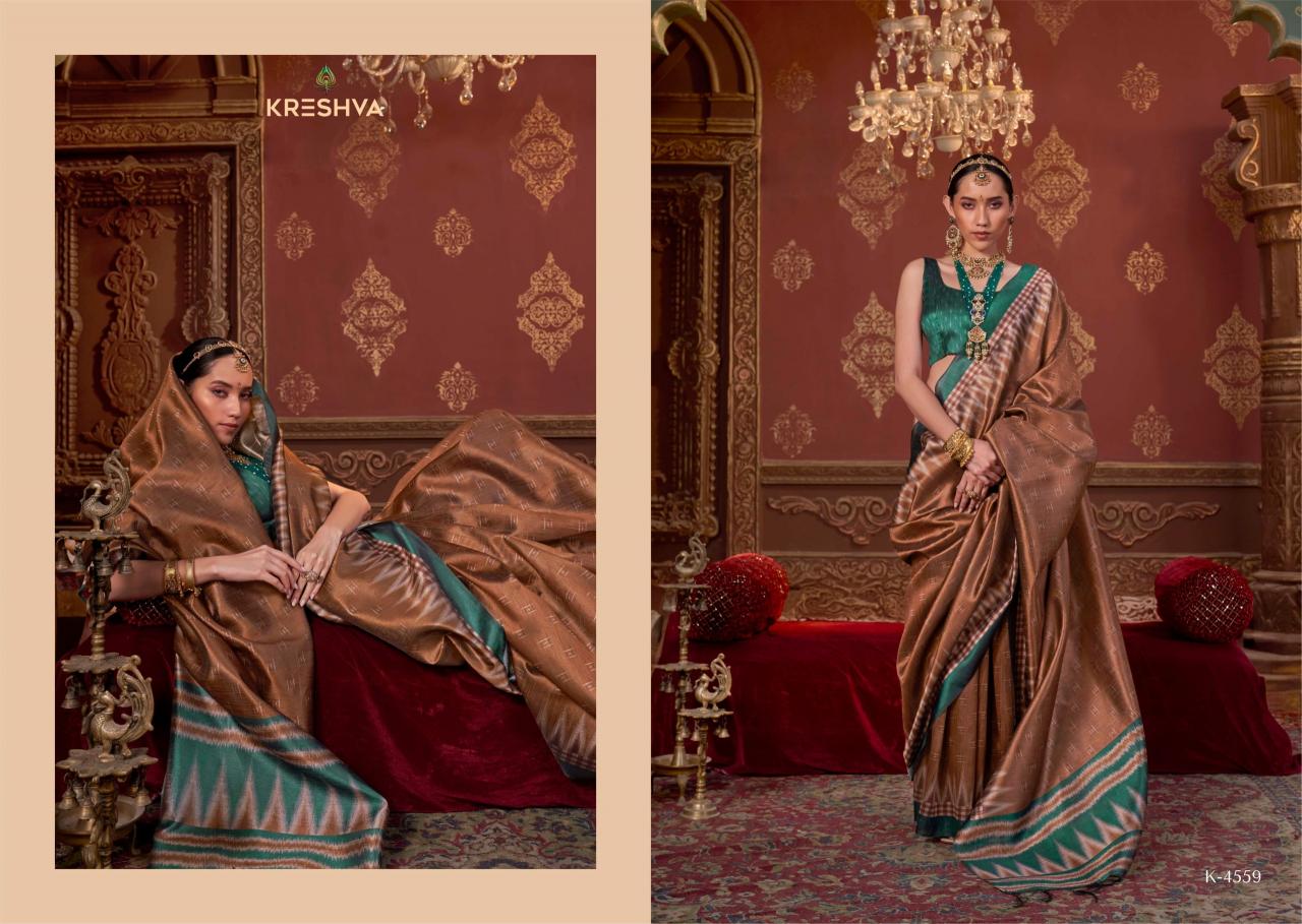 Kreshva Takshshila catalog silk sarees wholesale