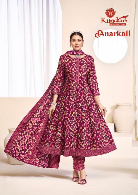 Kundan Anarkali Vol-1 – Anarkali Style Kurti Pant With Dupatta - Wholesale Catalog