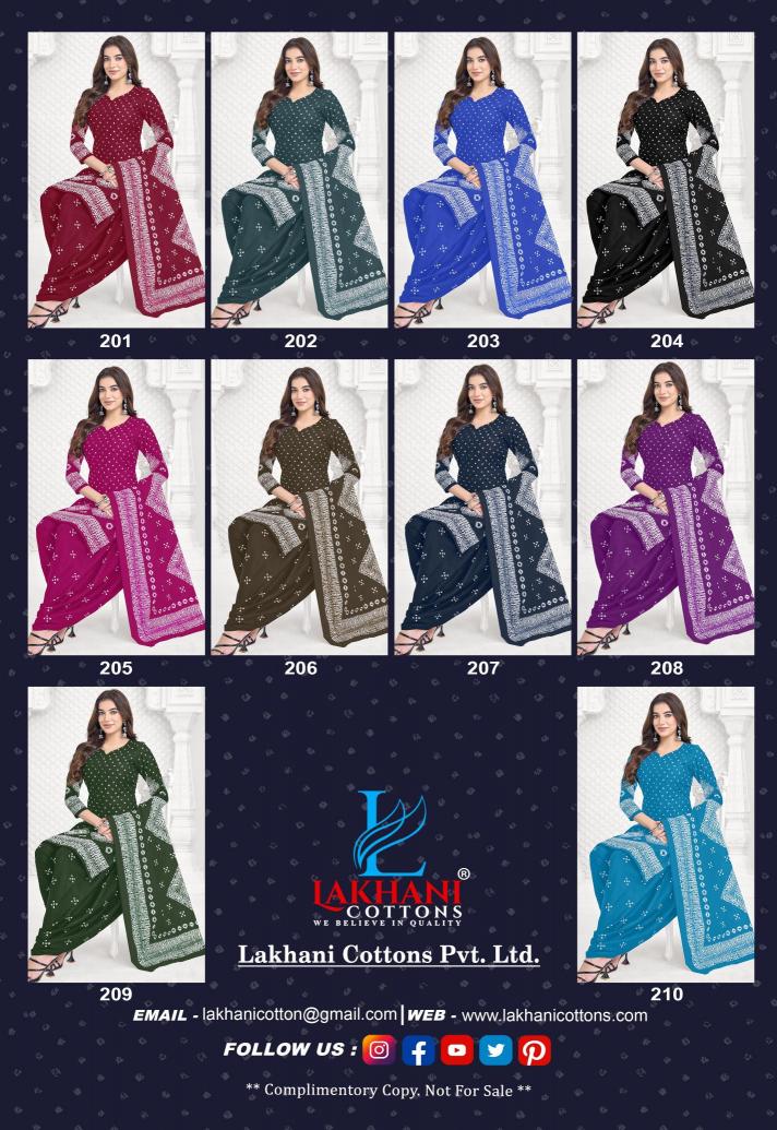 Lakhani Dilsad Bandhani Vol-02 – Dress Material - Wholesale Catalog