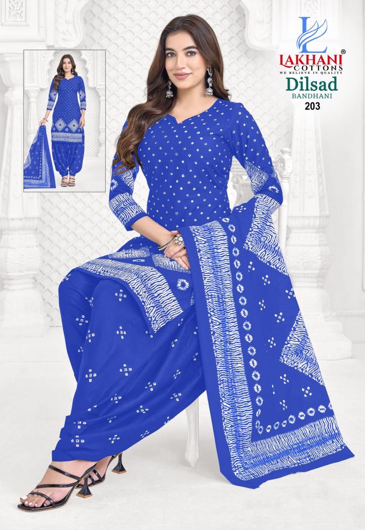 Lakhani Dilsad Bandhani Vol-02 – Dress Material - Wholesale Catalog