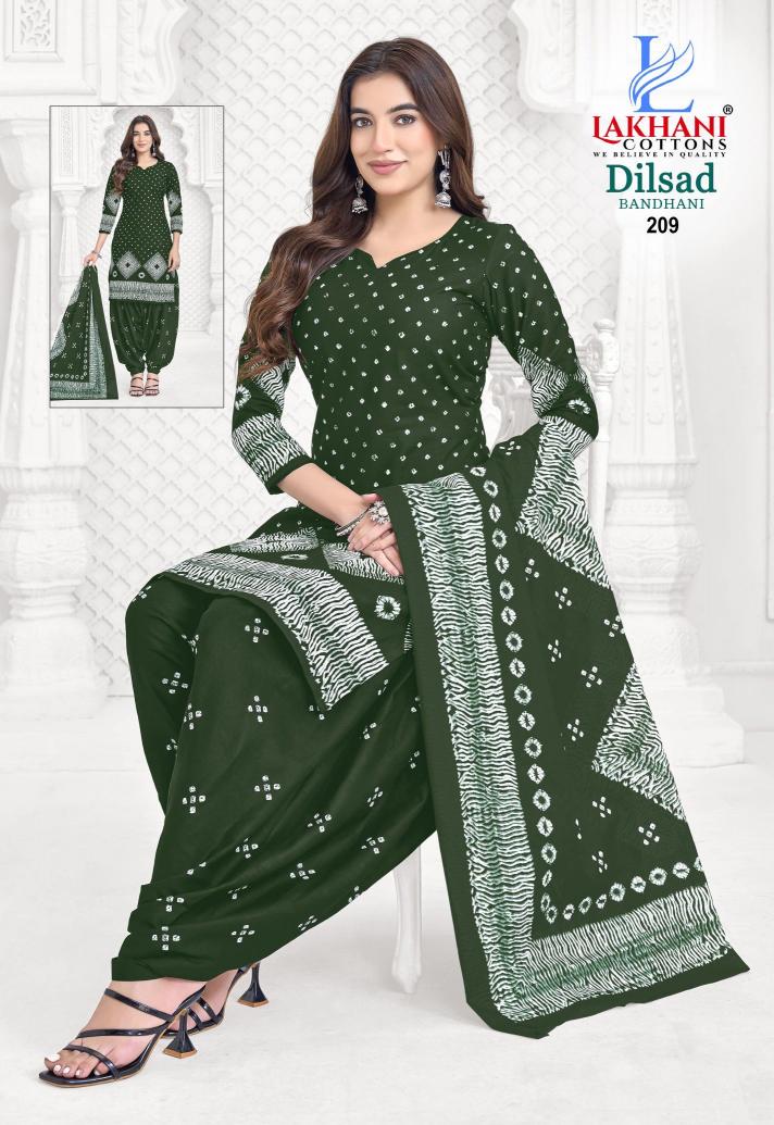 Lakhani Dilsad Bandhani Vol-02 – Dress Material - Wholesale Catalog