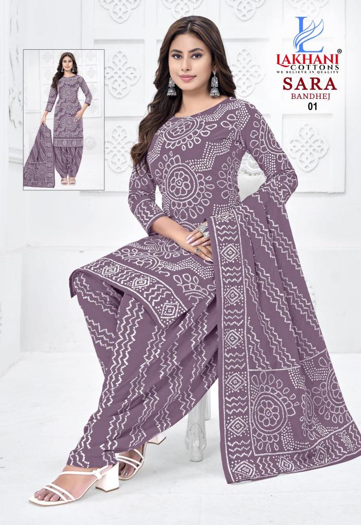 Lakhani Sara Bandhej Vol-01 – Dress Material - Wholesale Catalog
