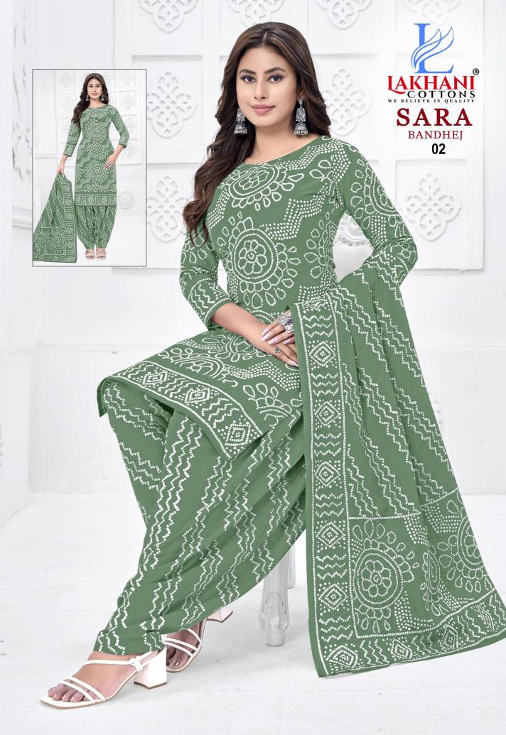 Lakhani Sara Bandhej Vol-01 – Dress Material - Wholesale Catalog