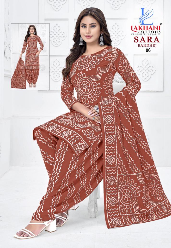 Lakhani Sara Bandhej Vol-01 – Dress Material - Wholesale Catalog