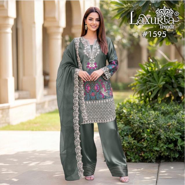Laxuria Trendz 1595 catalog pakistani suits wholesale