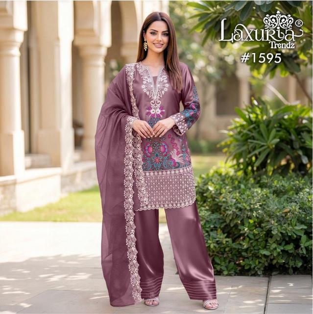 Laxuria Trendz 1595 catalog pakistani suits wholesale