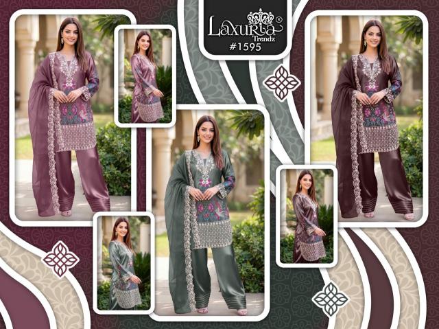Laxuria Trendz 1595 catalog pakistani suits wholesale
