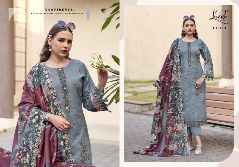 Levisha Mehbooba catalog lavina dress material wholesale