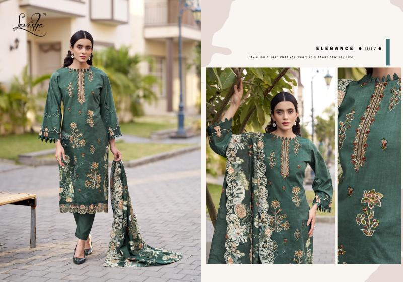Levisha Mehbooba catalog lavina dress material wholesale