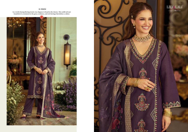 Lily & Lali Gulabo catalog Embroidery kurtis
