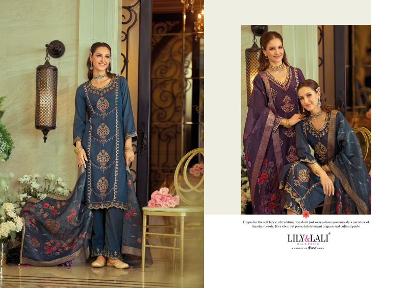 Lily & Lali Gulabo catalog Embroidery kurtis