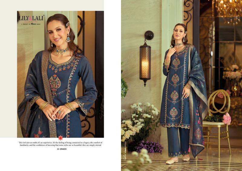 Lily & Lali Gulabo catalog Embroidery kurtis