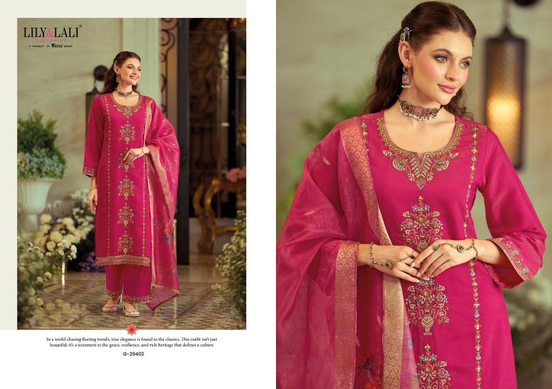 Lily & Lali Gulabo catalog Embroidery kurtis