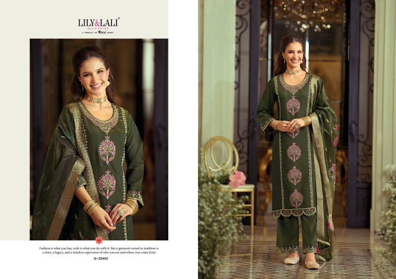 Lily & Lali Gulabo catalog Embroidery kurtis