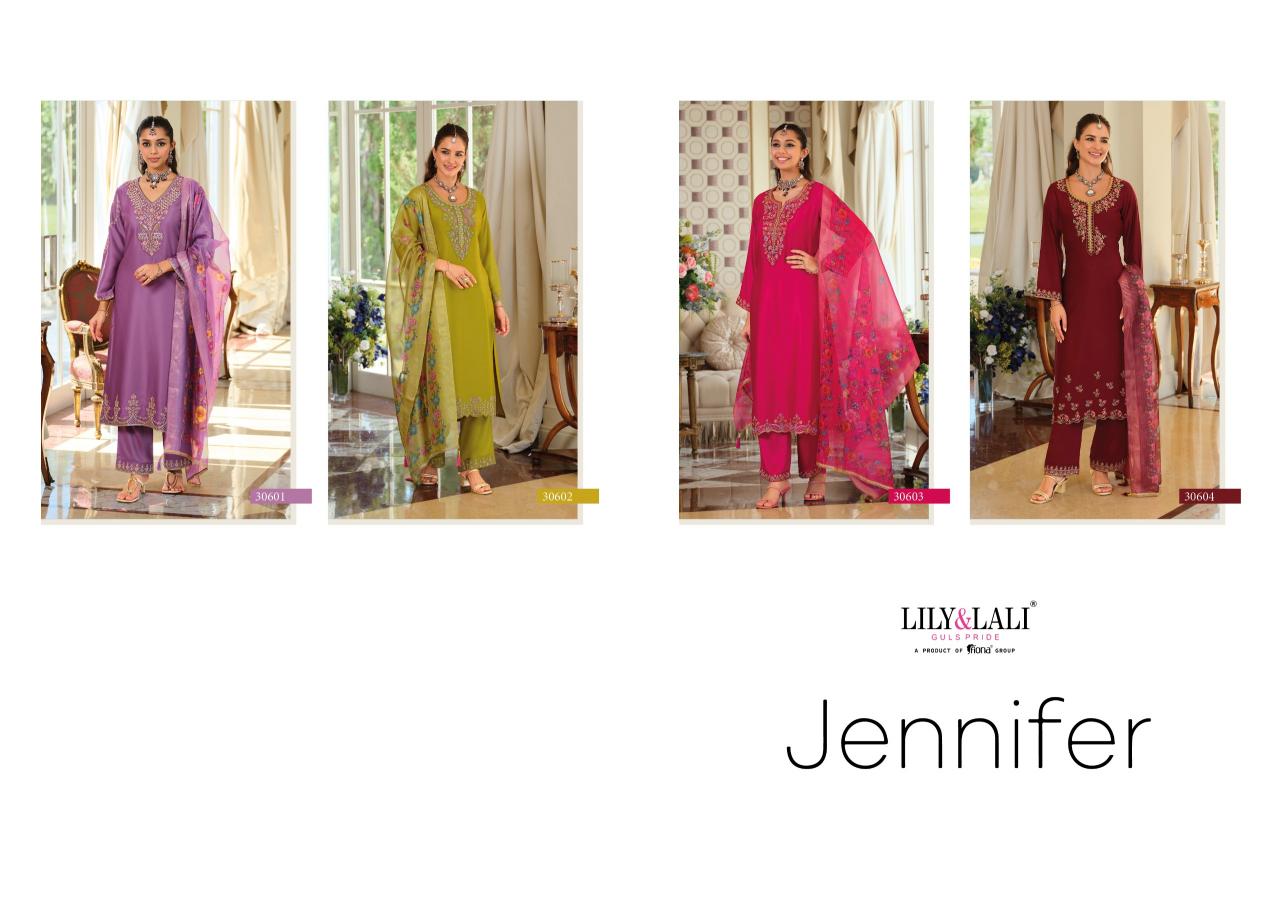 Lily & Lali Jennifer catalog viscose kurtis wholesale 