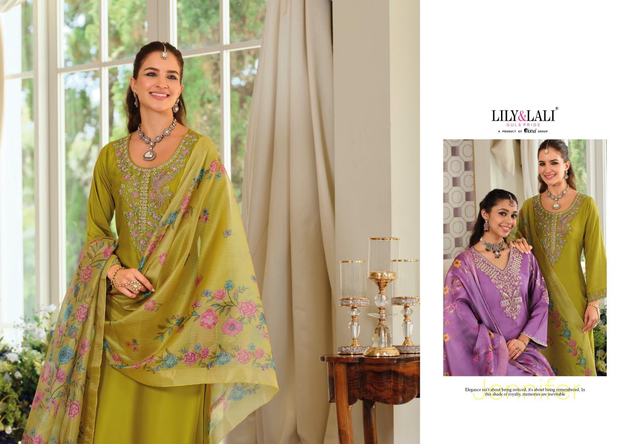 Lily & Lali Jennifer catalog viscose kurtis wholesale 