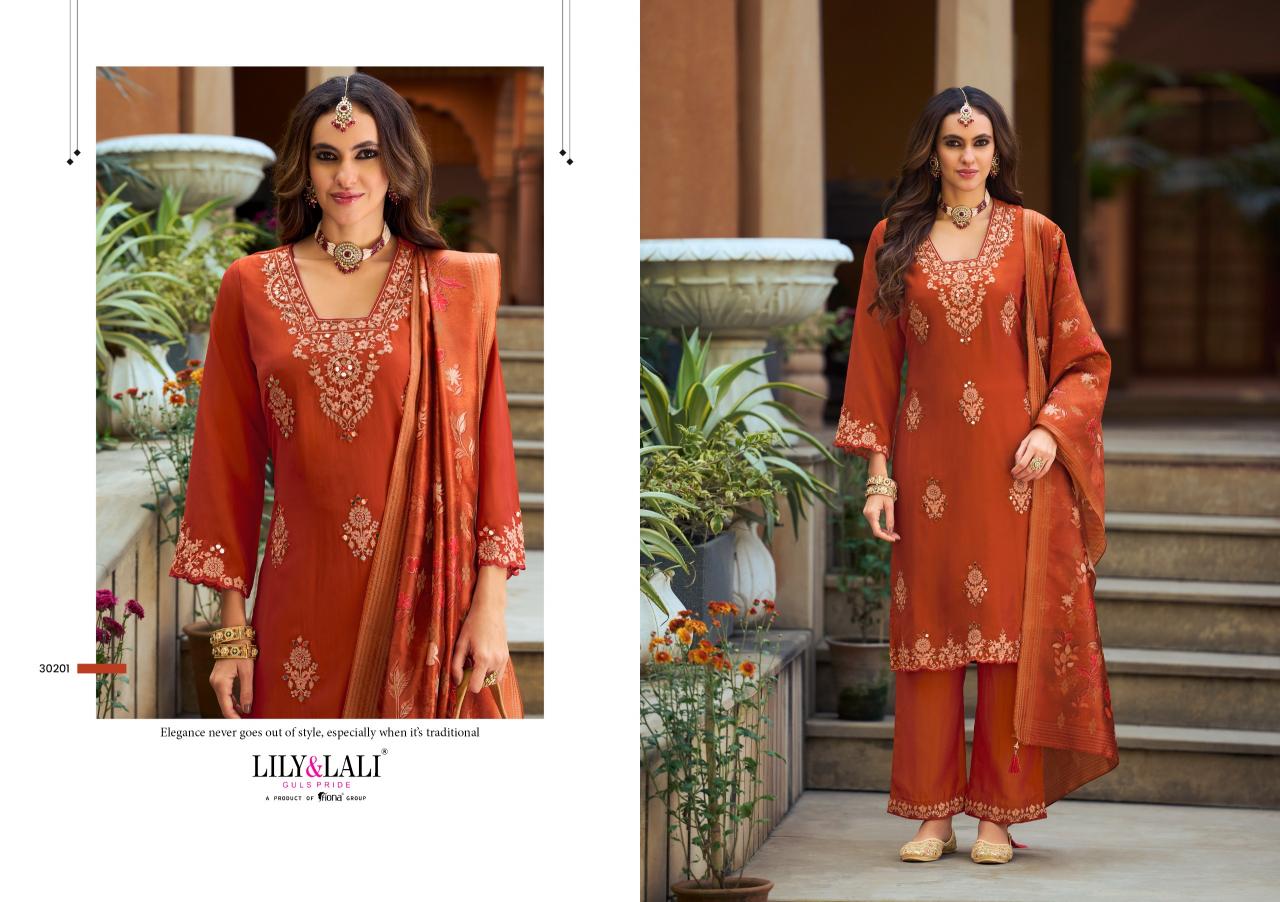 Lily & Lali Pahal catalog Embroidery kurtis wholesale