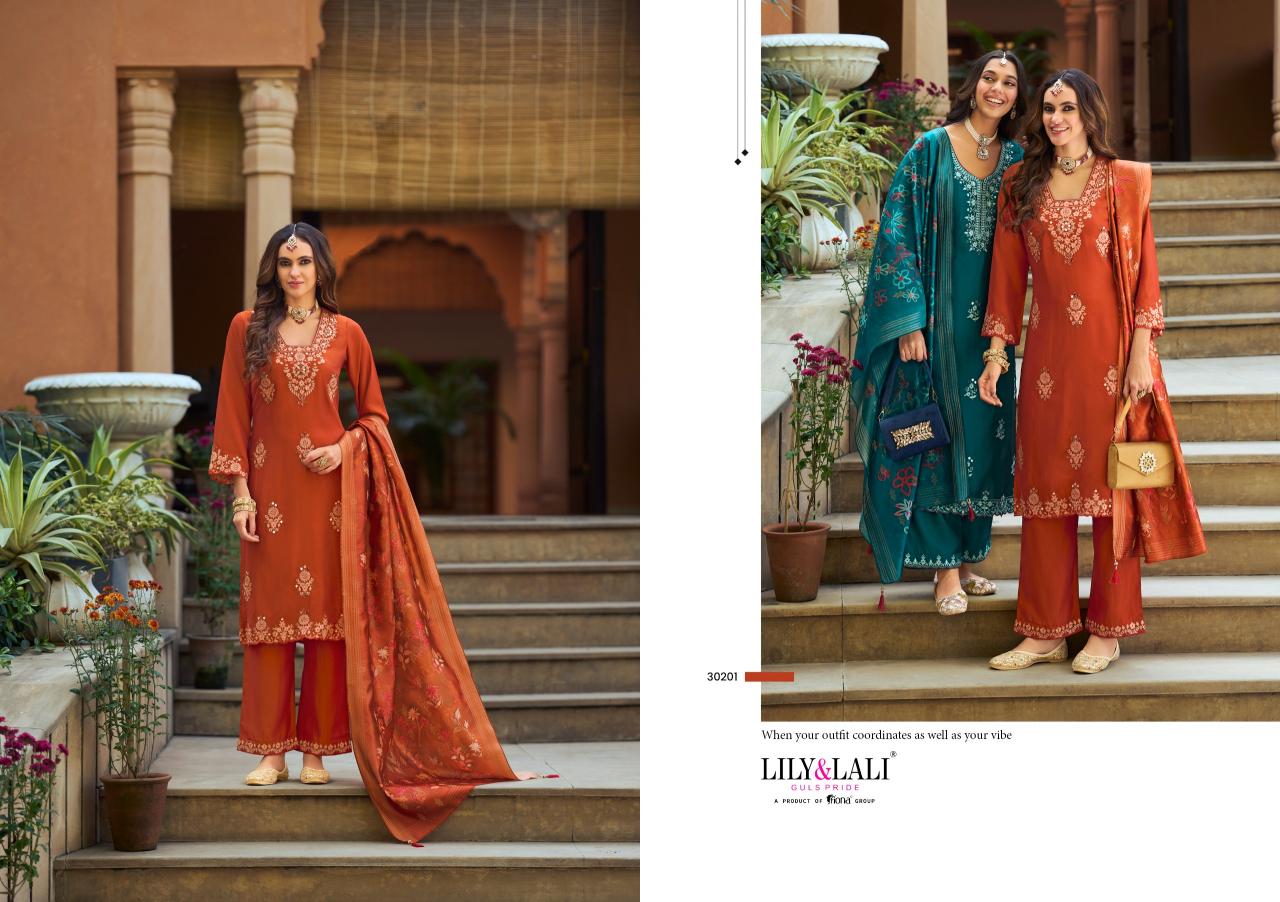 Lily & Lali Pahal catalog Embroidery kurtis wholesale