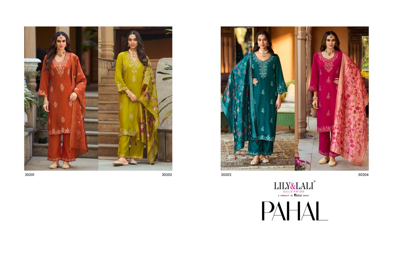 Lily & Lali Pahal catalog Embroidery kurtis wholesale
