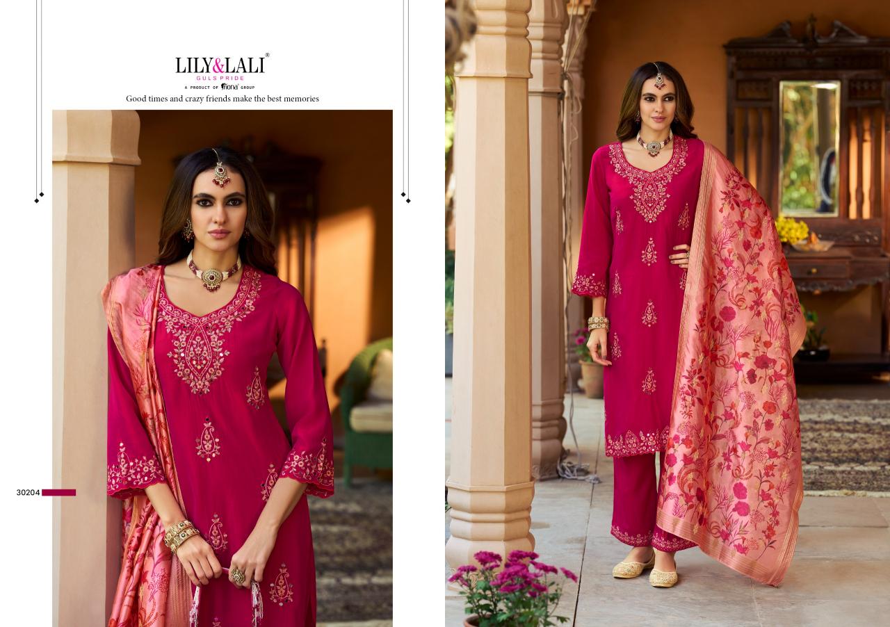 Lily & Lali Pahal catalog Embroidery kurtis wholesale