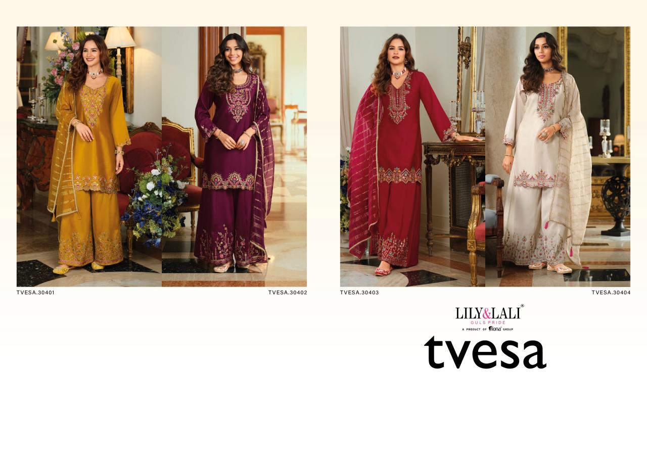 Lily & Lali Tvesa catalog kurtis manufacturing unit in surat