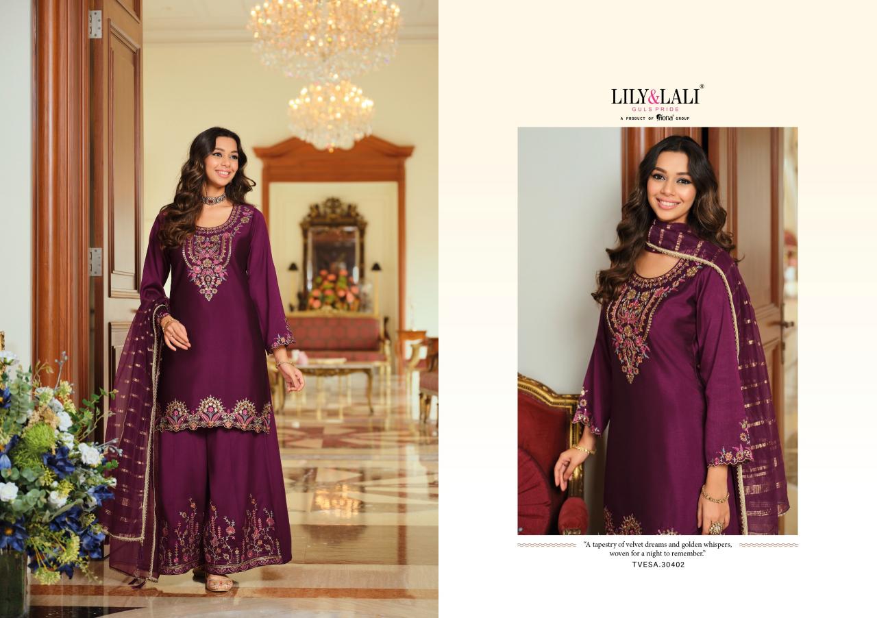 Lily & Lali Tvesa catalog kurtis manufacturing unit in surat