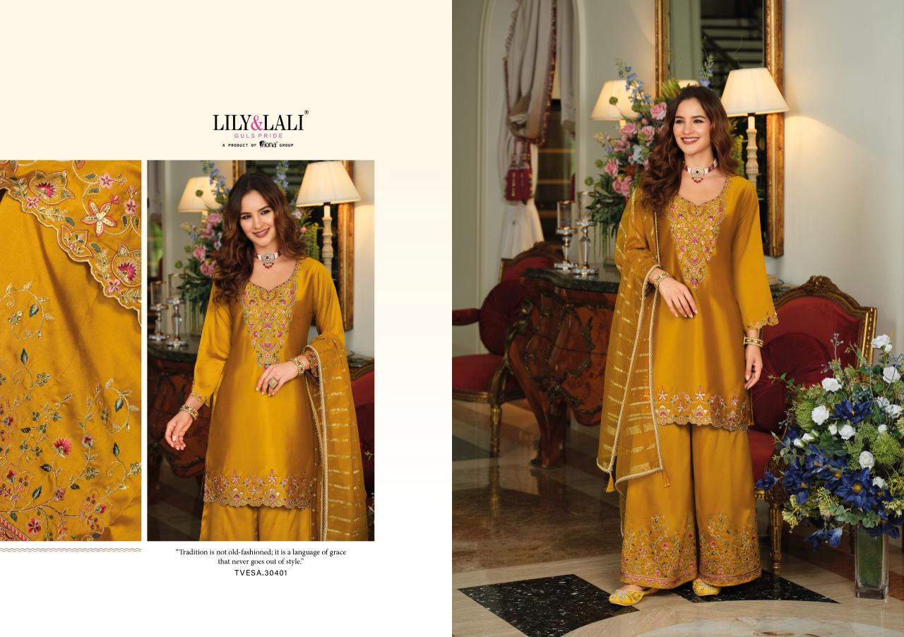 Lily & Lali Tvesa catalog kurtis manufacturing unit in surat