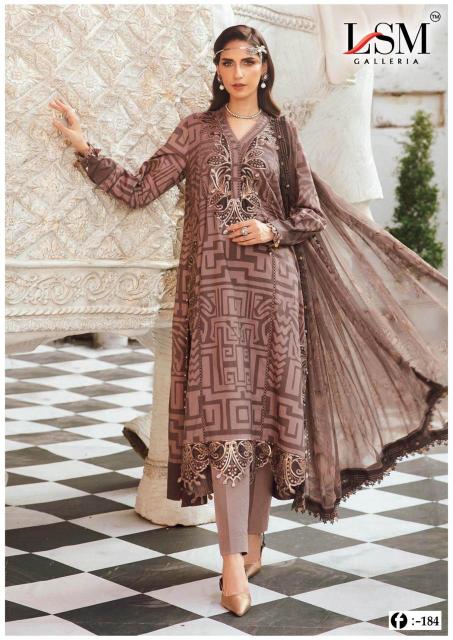 Lsm Firdous Queen Vol- 18 - Pakistani Karachi Dress Material