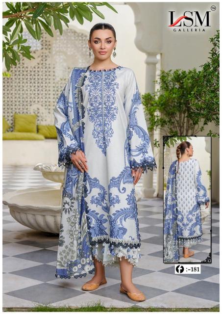 Lsm Firdous Queen Vol- 18 - Pakistani Karachi Dress Material