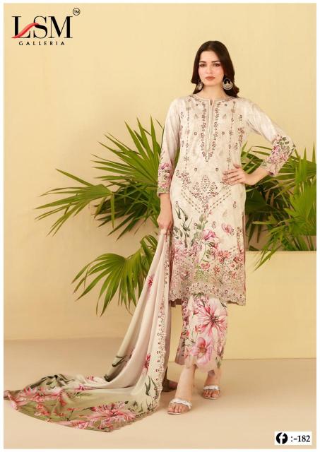 Lsm Firdous Queen Vol- 18 - Pakistani Karachi Dress Material