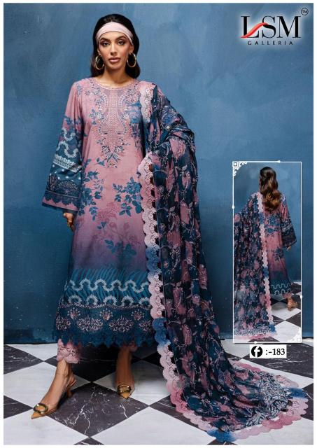 Lsm Firdous Queen Vol- 18 - Pakistani Karachi Dress Material