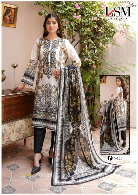 Lsm Firdous Queen Vol- 18 - Pakistani Karachi Dress Material