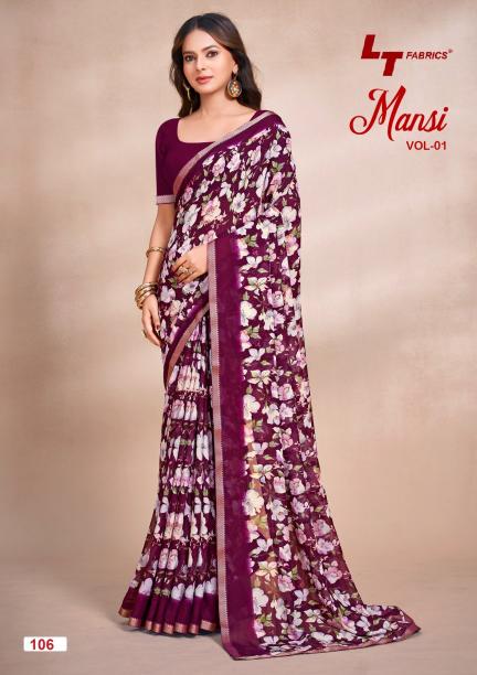 Lt Mansi Vol 1 catalog surat saree franchise